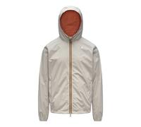 Giacca con cappuccio K-WAY Jake Plus 2 Double bianco arancione - M