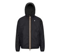 Giacca con cappuccio K-WAY Jake Plus 2 Double nero verde canna - S