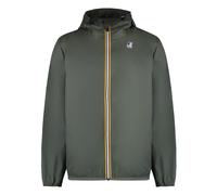 K-Way, ,Jackets ,Uomo ,Verde ,2XL Giacca in nylon con cappuccio