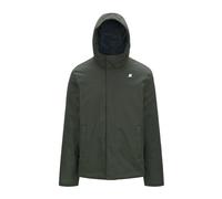 K-Way Giacca Invernale da Uomo Marchio, Modello Jacko Twill Marmotta K8133DW, Realizzato in Sintetico. Verde
