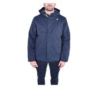K-Way - Giacca in twill impermeabile e antivento - Jacko Twill Marmotta Blue D Blue A per Uomo - Taglia M - Blu navy