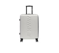 Trolley Rigido Da Viaggio K-Way: 64 5 X 46 X 26 Cm / Beige