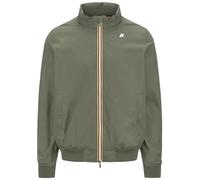 K-Way - Giacca elasticizzata impermeabile e antivento - Amaury Stretch Nylon Jersey Green Lichen per Uomo in Pelle - Taglia M - Kaki