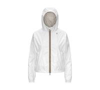 Giacca con cappuccio K-WAY Laurette Plus 2 Double bianco grigio donna - L