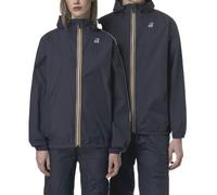 K-Way - Giacca antivento compatta impermeabile e traspirante - Le Vrai 4.0 Claude Depht Blue per Uomo in Pelle - Taglia M - Blu navy