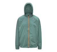 K-Way giacca a vento LE VRAI 4.0 CLAUDE 100% NYLON RECYCLED in Verde EU M