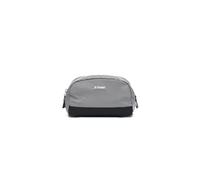 K-Way Necessaire Blair, Grigio e Nero, 100% Nylon, 11 x 24 x 9 cm, Chiusura a Cerniera Multicolore, Unisex, Sportivo