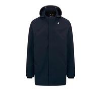 K-Way - Parka Blu Lunghezza Tre Quarti - - Coats - Uomo - Blu - M