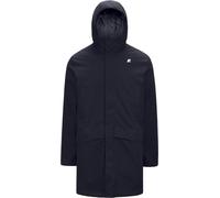 K-Way - Parka da uomo con isolamento e impermeabile - Jarno Twill Marmotta Blue D Blue A per Uomo - Taglia M - Blu navy