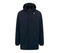 K-Way - Parka di media lunghezza con cappuccio staccabile - - Coats - Uomo - Blu - 2XL