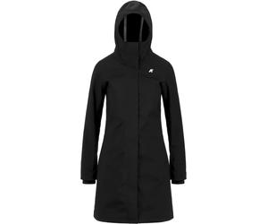 K-Way - Parka donna lungo, caldo e impermeabile - Stephy Bonded Black Blue Depht per Donne - Taglia S - Nero