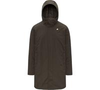 K-Way - Parka impermeabile isolato da uomo in piumino naturale e sintetico - Thomas Warm Ottoman Black Olive per Uomo in Pelle - Taglia XL - Kaki