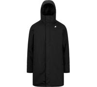 K-Way - Parka impermeabile isolato da uomo in piumino naturale e sintetico - Thomas Warm Ottoman Black Pure per Uomo in Pelle - Taglia M - Nero