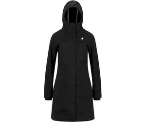 K-Way - Parka lunga, impermeabile e calda - Stephy Bonded Black Blue Depht per Donne - Taglia L - Nero