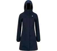 K-Way - Parka lunga impermeabile e calda - Stephy Bonded Blue Depth-Blue Depth per Donne - Taglia S - Blu navy