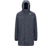 K-Way - Parka lungo da uomo - Thomas Bonded Blue Airforce Blue Depht per Uomo in Pelle - Taglia L