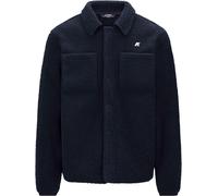 K-Way - Pile a doppio strato da uomo - Cameron Sherpa Polar Blue Depht Blue Depht per Uomo - Taglia M - Blu navy