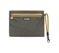 K-Way - Pochette Essential con Zip Iconica - - Bags - Donna - Verde - ONE SIZE