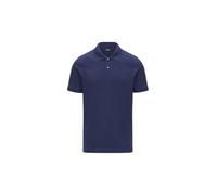 K-Way Polo a Maniche Corte Modello AMEDEE Pique Realizzata in Cotone, dal Fit Slim, Colore Blue Deep Cobalt M