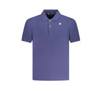 K-Way - Polo in Cotone Blu con Logo - - Tops - Uomo - Blu - M