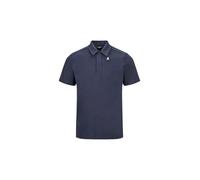 K-Way Polo Uomo, Modello VINCELLE Light, in Jersey Stretch, Colletto Classico e abbottonatura, Logo sul Petto, Maniche Corte, vestibilità Regolare, Colore Blue Depth XXL