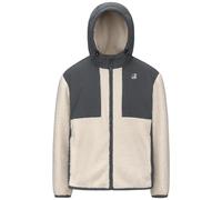 K-Way - Giacca da uomo in materiale - Samson 4.0 Orsetto Grey Shadow Dk Ecru per Uomo in Pelle - Taglia XL - Grigio