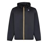 K-Way, ,Sweatshirts & Hoodies ,Uomo ,Nero ,2XL Claude Hooded Nylon Jacket