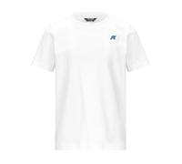 K-Way T-shirt maniche corte Odom con stampa bianco 16a
