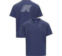 K-Way - T-shirt tecnica - Graphite Blue Deep Cobalt per Uomo in Silicone - Taglia M