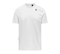 K-Way, ,Tops ,Uomo ,Bianco ,M Leonide T-Shirt