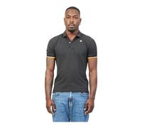 K-Way, ,Tops ,Uomo ,Nero ,S Polo Stretch in Cotone Vincent
