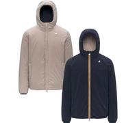 K-Way - Veste réversible - Jack St Warm Double Blue Depht Beige Cashme per Uomo - Taglia XL - Blu navy