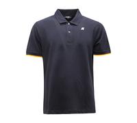 K-Way - Vincent Pique Shirt - - Tops - Uomo - Blu - S