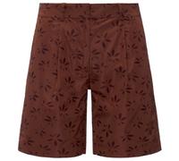 K-Way - Women's Larose Emby Jacquard - Pantaloncini XS rosso/marrone