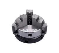 K01-50 50mm Tornio Mini Mandrino 3 Griffe Lavorazione Del Legno Mandrino A Mano Con Filettatura di Montaggio Asta di Vite Autocentrante Tornio Mandrino Strumento