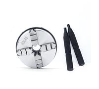 K01-50/63 Mandrino for tornio a mano a 3 griffe da 50 mm K02-50/63 4 griffe con asta for vite di montaggio Strumento autocentrante (Color : K02-63)