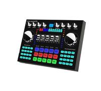 K1 Live Sound Card Scheda Audio Portatile Professione Volume Audio Regolabile per La Registrazione di Musica