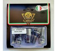 K101 BULLONI ANTIFURTO RUOTE M12x1,5x25 CONICO PER OPEL CORSA(E)AGILA ASTRA ADAM