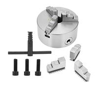 K11-130 a 3 griffe Mandrino autocentrante, mandrino manuale in metallo da 130 mm / 5,1 pollici, 3800 giri/min per macchine utensili da tornio, macchina CNC, ecc