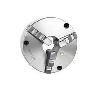 K11-160F Mandrino for tornio autocentrante a 3 griffe con montaggio anteriore, diametro esterno 160 mm, foro passante 45 mm, con impugnatura regolabile
