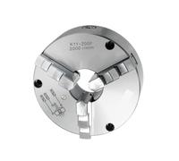 K11-200F Pro Mandrino for tornio autocentrante a 3 griffe con montaggio anteriore, diametro esterno 200 mm, precisione 0,03 mm, foro passante 65 mm, con impugnatura regolabile