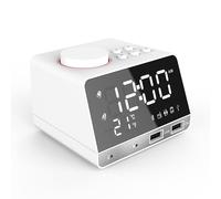 K11 Creative LED Bluetooth 4.2 Speaker Sveglia Display musicale Radio, spina USA