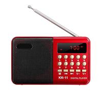 K11 Digital Radio Automatic Channel Selection Signal-Reception Rechargeable Single Band USB MP3 Play