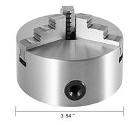 K11 Lathe Chuck 3 mascelle manuale egocentrico K11-100 K11-125 K11-160 K11-200 W/Bullone di montaggio for la rotazione della fresatura Elevata Adattabilità(K11-100)