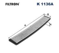 Filtro abitacolo Filtro al carbone attivo K 1136A FILTRON per BMW ALPINA