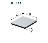K1183 Filtro, Aria abitacolo Filtron