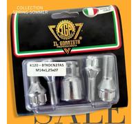 K120 BULLONI ANTIFURTO RUOTE 14x1,25x27 CONICO PER MINI COUNTRYMAN(R60) MINI ONE