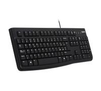 K120 Tastiera Cablata Business per Windows/Linux USB Tasti Silenziosi Anti