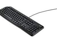 Logitech K120 Corded Keyboard tastiera USB QWERTY Inglese Nero