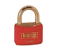 K12440REDD Lucchetto roll bar ottone A: 40 mm B: 21 mm C: 6,4 mm KASP
